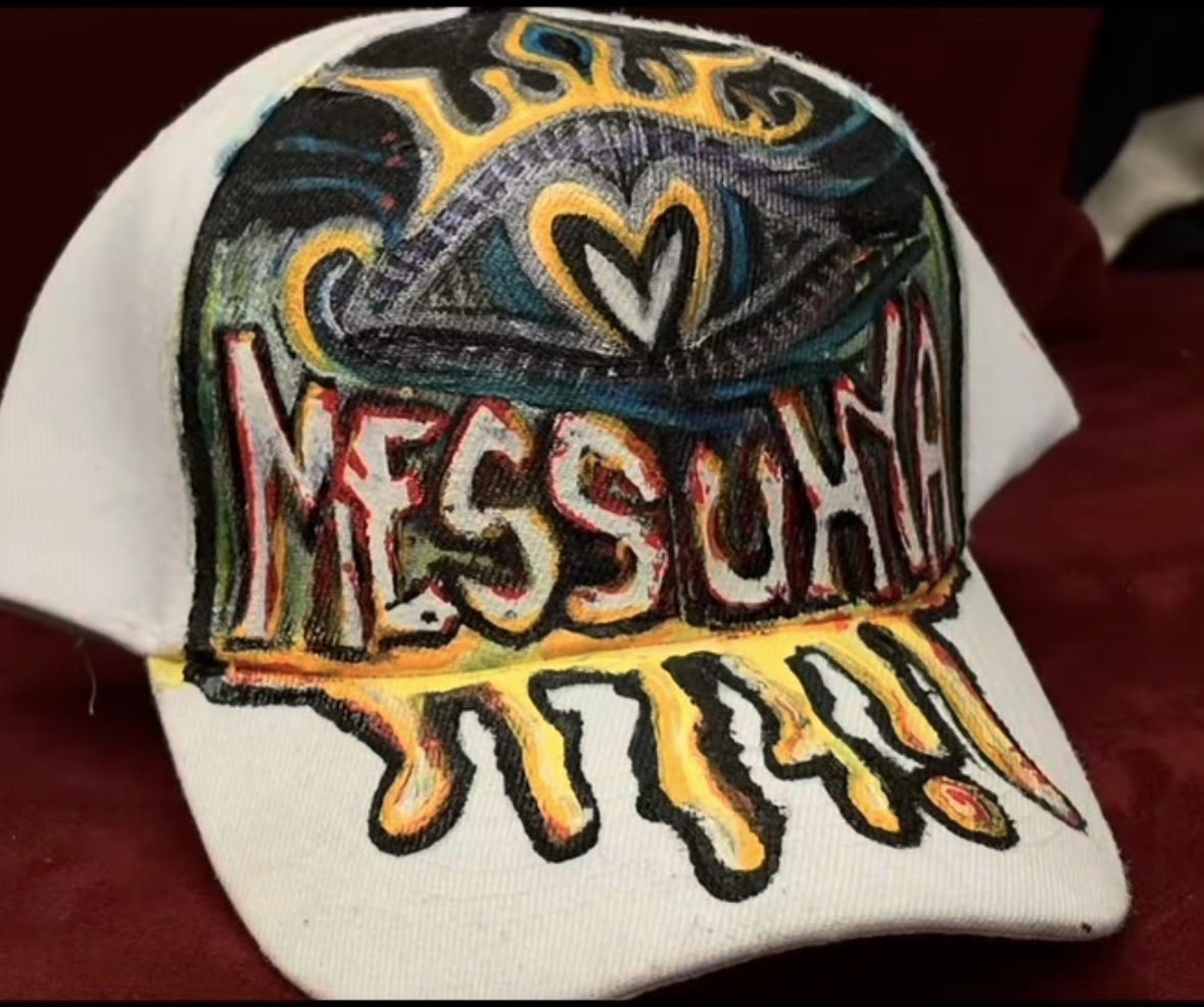 Hand-painted Messuhya cap